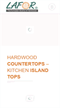 Mobile Screenshot of hardwoodcountertops.com