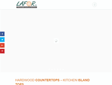 Tablet Screenshot of hardwoodcountertops.com